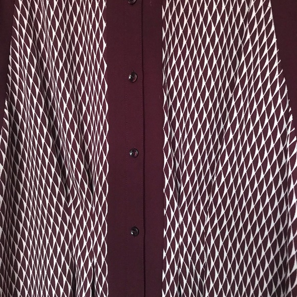 THE KOOPLES  women’s color of the season burgundy long sleeve button shirt - Picture 9 of 16
